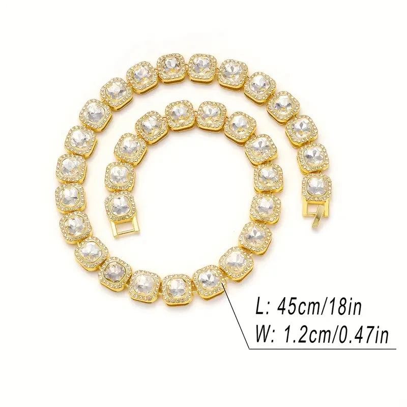 Cuban Zirconia Diamond Collar