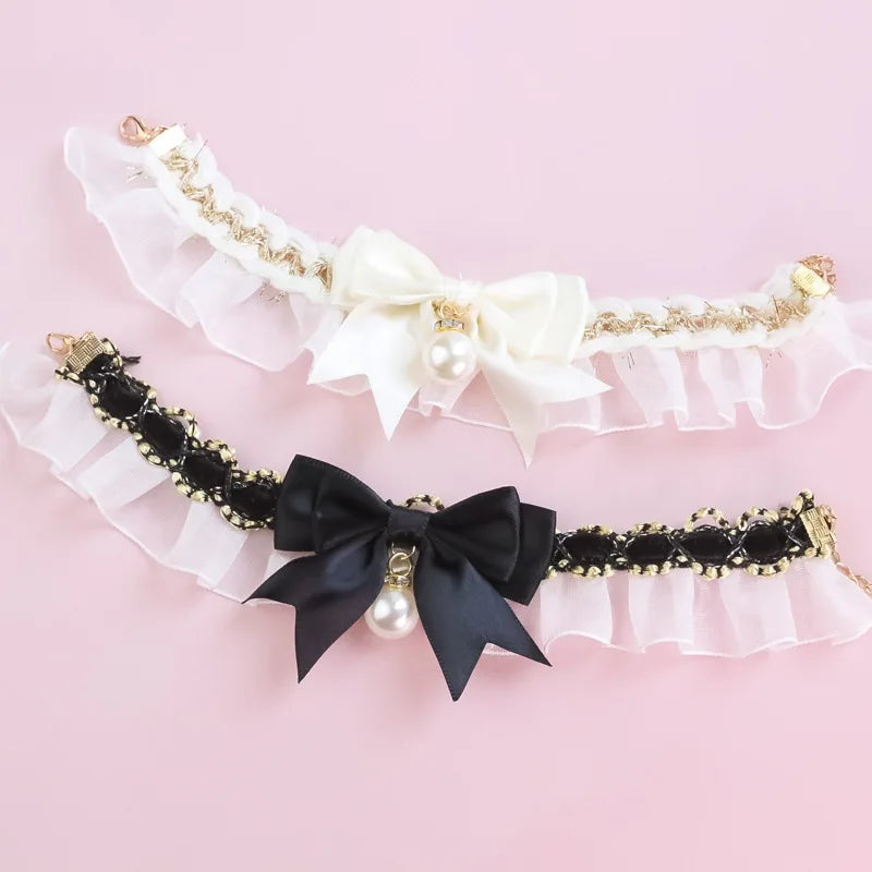 Lace Bow Collar