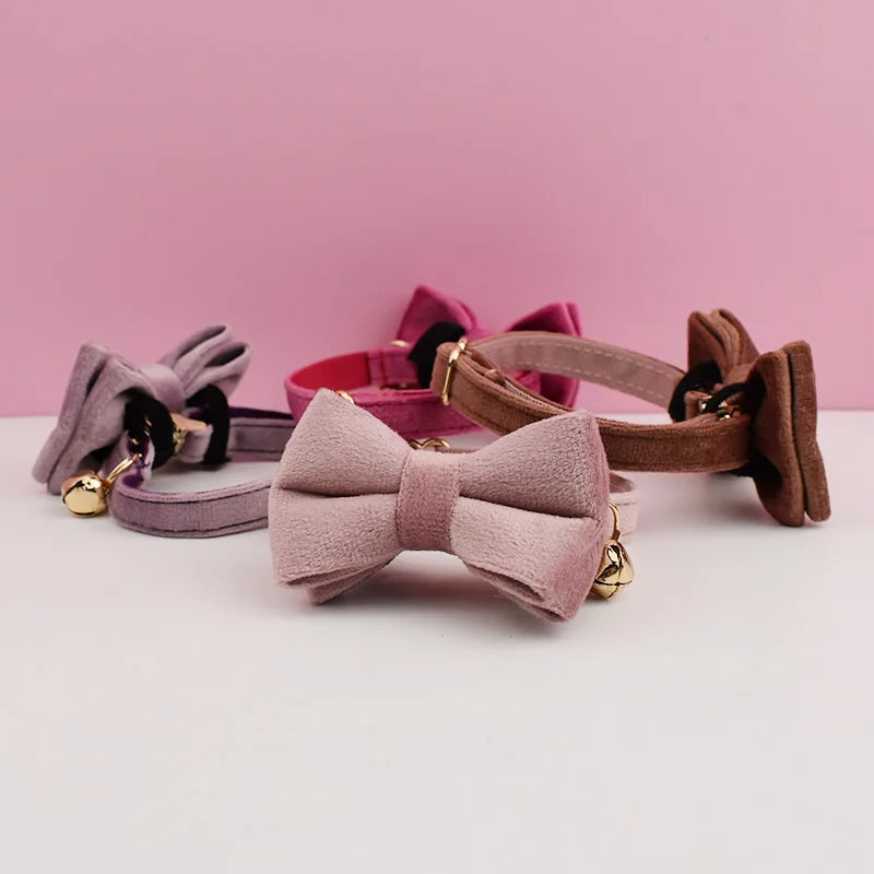 Velvet Cat Collar - Pink Collection