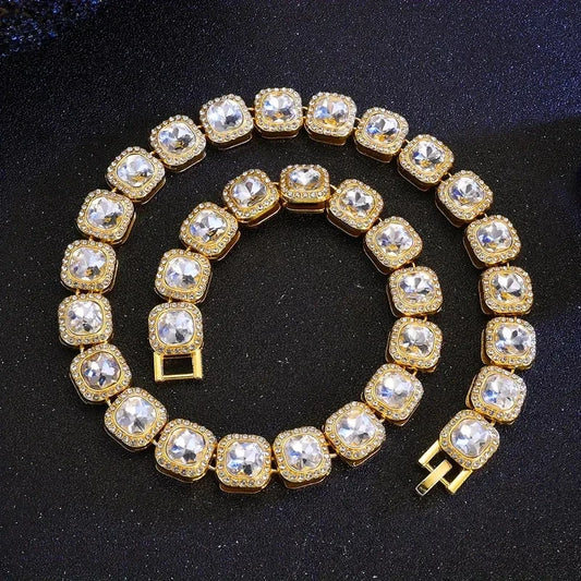 Cuban Zirconia Diamond Collar