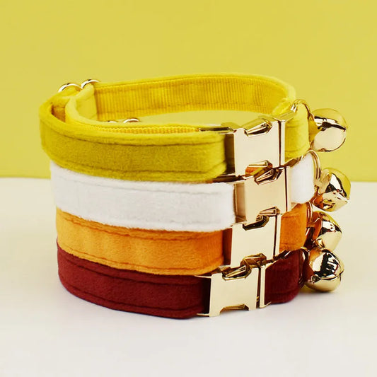 Velvet Cat Collar: Summer Collection